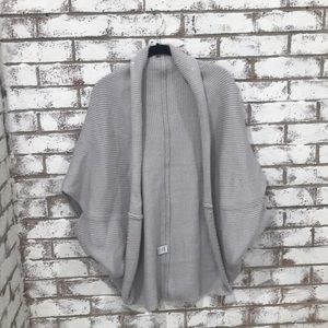 Loose Open Front Knitted Cardigan